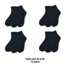 Imagen de Medias lisas negras X 12 pares