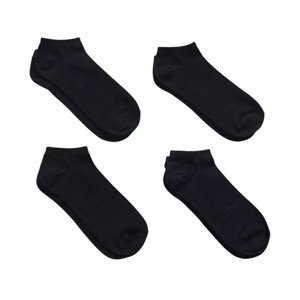 Imagen de Medias soquete lisas negras X 12 pares