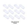 Imagen de Medias soquete lisas blancas X 12 pares