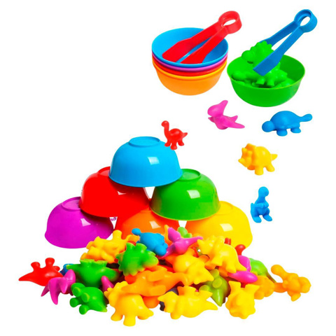 Imagen de Juego Clasificación de Colores  Juguete Sensorial Cognitivo Montessori