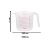 Imagen de Jarra medidora graduada plastica 1000ml