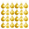 Imagen de Navidad bolas 6cm-caja por 24pc-dorado-caja pvc