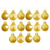 Imagen de Navidad bolas 6cm-caja por 16pc-dorado-caja pvc