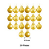 Imagen de Navidad bolas 5cm-caja por 20pc-dorado-caja