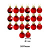 Imagen de Navidad bolas 5cm-caja por 20pc-rojo-caja