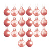 Imagen de Navidad bolas 5cm-caja por 20pc-oro rosa-caja
