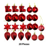 Imagen de Navidad chirimbolos surtidos-caja mica por 22pc-oro rosa