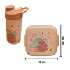 Imagen de Set vianda + vaso con sorbito Diseño infantil