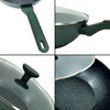 Imagen de Wok Sartén aluminio con tapa de vidrio 28cm.