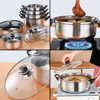 Imagen de Juego de batería de cocina -Juego de ollas 12 piezas