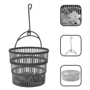 Imagen de Canasto Cesta con 50 palillos para ropa plasticos