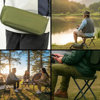 Imagen de Banqueta plegable con bolso para transportar-soporta 120 kg.