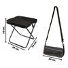 Imagen de Banqueta plegable con bolso para transportar-soporta 120 kg.