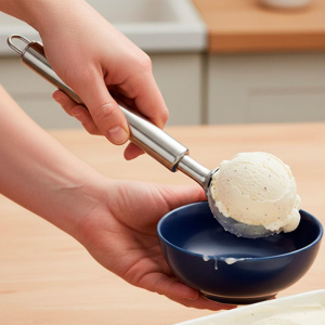 Imagen de Cuchara para helado acero inox-20cm.