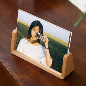 Imagen de Portaretrato con base de madera- horizontal