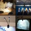 Imagen de Luz led doble con pinza para lectura-cable USB