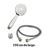 Imagen de Duchero telefono lluvero de ducha con colilla y soporte