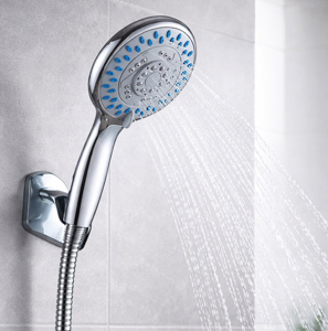 Imagen de Duchero teléfono ducha con colilla y soporte pared