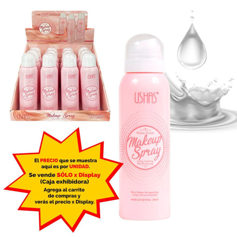 Imagen de Spray  hidratante para maquillaje  Ushas