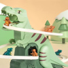 Imagen de Juguete Dinosaurio con rampa y escalador - Con sonido y musica