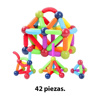 Imagen de Juego de Bloques Magnéticos Didacticos 42 piezas
