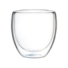 Imagen de Vaso vidrio doble pared 160 ml. C/U