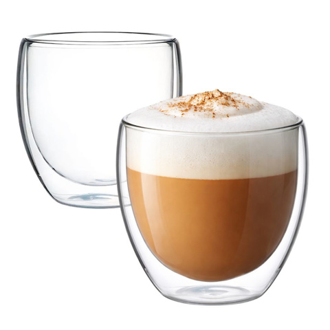 Imagen de Vaso vidrio doble pared 160 ml. C/U