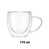 Imagen de Taza de vidrio doble pared 170 ml