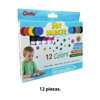 Imagen de Marcadores lavables x 12 marcadores