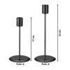 Imagen de Set x 2 candelabros en hierro - Moderno Minimalista