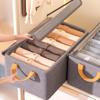 Imagen de Caja organizadora plegable de tela para almacenamiento con visor