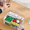Imagen de Caja organizadora transparente con tapa - Escritorio, Cosméticos, etc