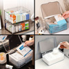 Imagen de Caja organizadora transparente con tapa - Escritorio, Cosméticos, etc