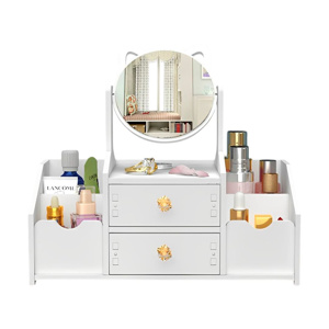 Imagen de Organizador para maquillajes con espejo- 2 cajones