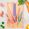Imagen de Set de cuchillos de cocina 4 Cuchillos + Tijera + Pelapapas