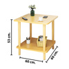 Imagen de Mesa auxiliar  Mesa ratona con estante