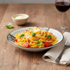Imagen de Plato ceramica borde estampado redondo