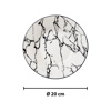 Imagen de Plato ceramica tipo marmolado redondo