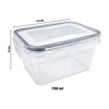 Imagen de Recipiente vianda rectangular 700ml - Con tapa cierre hermetico