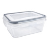 Imagen de Recipiente vianda rectangular 450ml Con tapa cierre hermetico