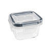 Imagen de Recipiente rectangular 60ml con tapa cierre hermetico