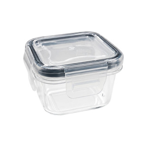 Imagen de Recipiente rectangular 60ml con tapa cierre hermetico