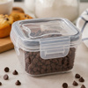 Imagen de Recipientes Set x 4 piezas - Rectangulares de 60ml cada uno  Con tapa hermética