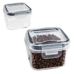 Imagen de Recipiente rectangular 150ml con tapa cierre hermetico