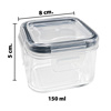 Imagen de Recipiente rectangular 150ml con tapa cierre hermetico