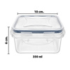 Imagen de Recipiente vianda rectangular 350 ml Con tapa cierre hermetico