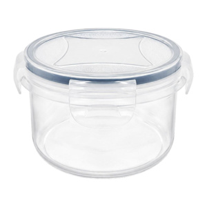 Imagen de Recipientes  Set x 3 piezas - Viandas redondas de 300ml c/u - Con tapa hermética