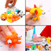 Imagen de Squishy Animales ojos saltones C/U - Con llavero Juguete anti estrés - Diseños surtidos