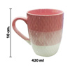 Imagen de Taza ceramica color degradee-exterior texturado