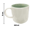 Imagen de Taza ceramica interior color-exterior blanco